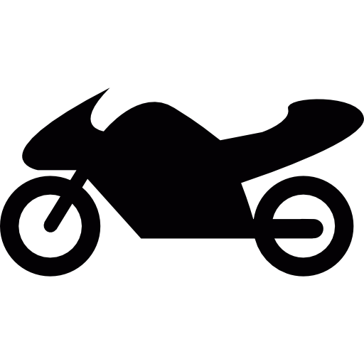 Motorcycle Of Racing Silhouette Icons Free Download