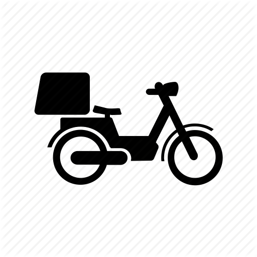 Delivery, Ecommerce, Motorcycle, Shipping Icon