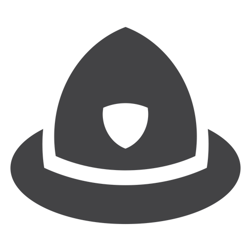 Policeman Helmet Flat Icon