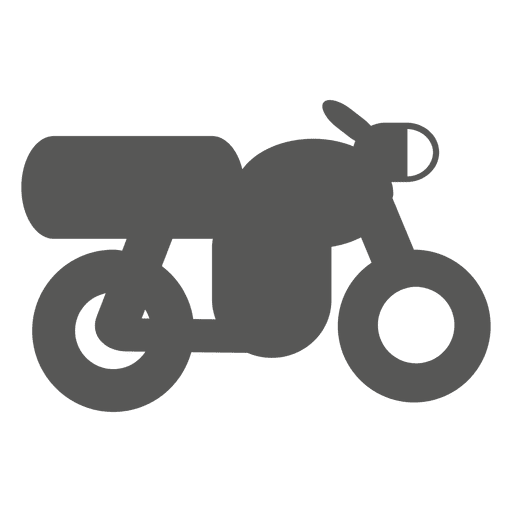 Retro Motorbike Side Icon
