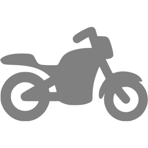 Gray Motorcycle Icon