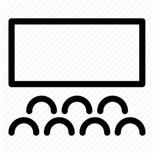 Cinema, Screen, Seat, Theatre Icon