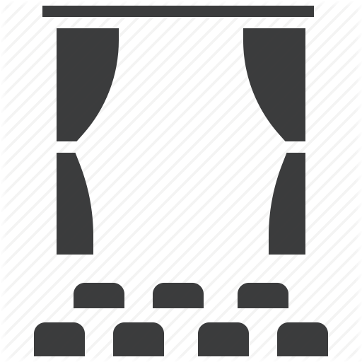 Cinema, Movie, Screen, Show, Stage, Theatre, Watch Icon