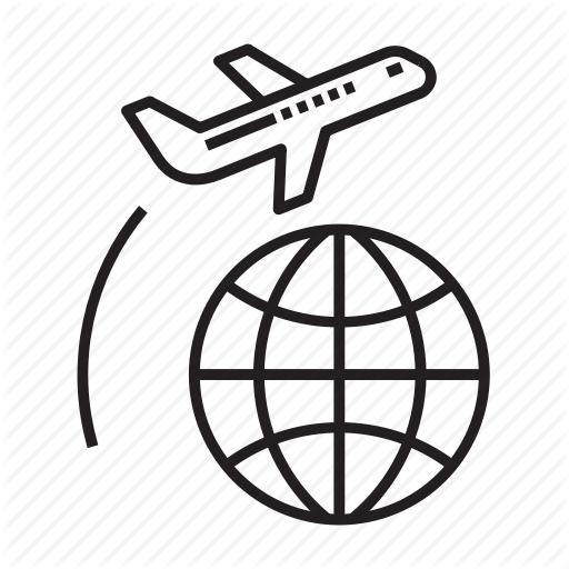 Air, Airline, Airplane, Airport, Airship, Background, World Icon