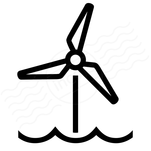 Iconexperience I Collection Wind Engine Offshore Icon