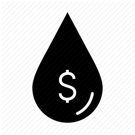 Dollar, Drop, Finance, Oil, Oil Money, Petroleum Icon