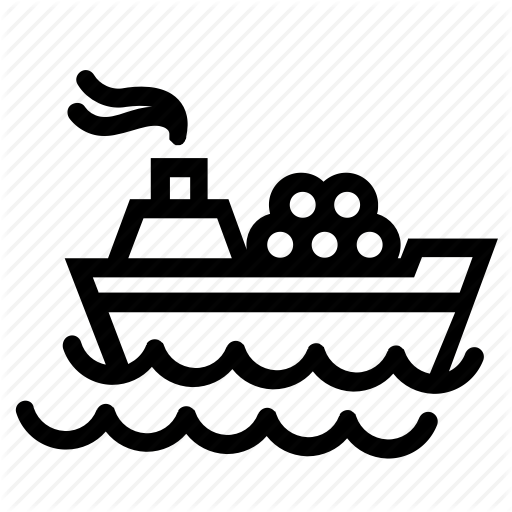 Delivery, Gas, Oil, Oil Logistics, Ship, Shipping, Transport Icon