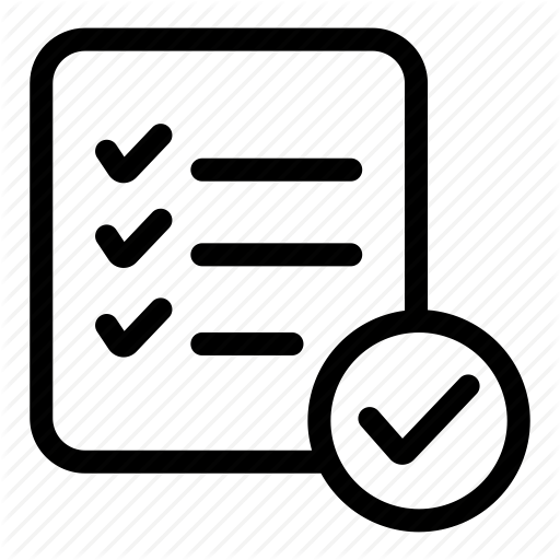 Checking, Checklist, List, Listindicate, Menu, Verify Icon