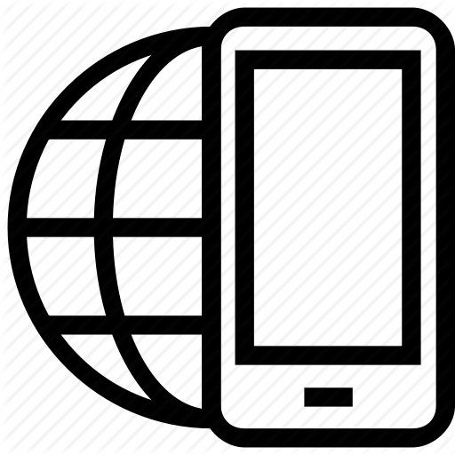 Internet Icon On Phones Free Icons