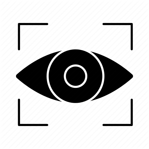 Biometric, Eye, Optical, Recognition, Retina, Scan, Technology Icon