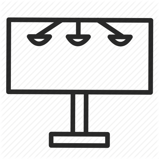 Advertising, Banner, Billboard Design, Outdoor Advertising Icon