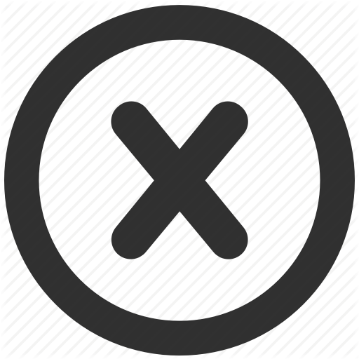 Circle, Close, Delete Icon