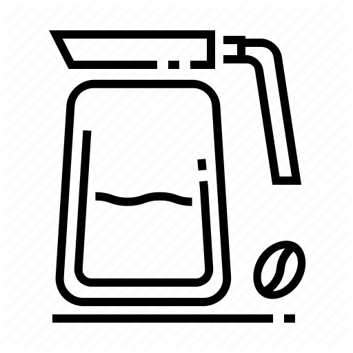 Bean, Coffee, Maker, Pot Icon