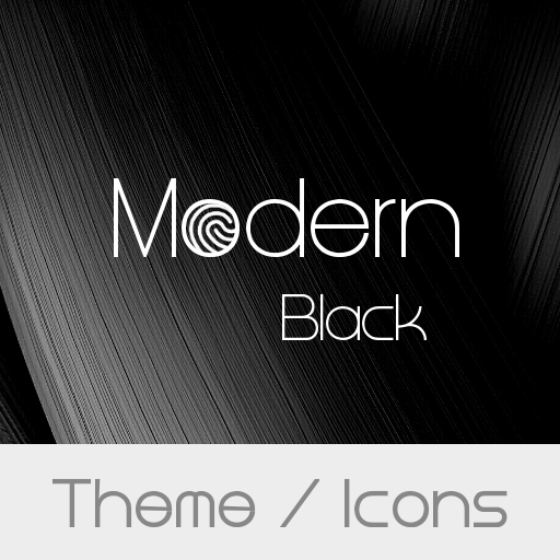 Modern Black Theme And Icons Appstore For Android
