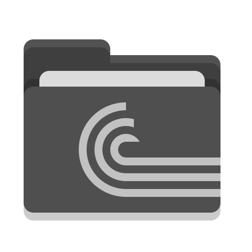 Folder, Black, Torrent Icon Free Of Papirus Places