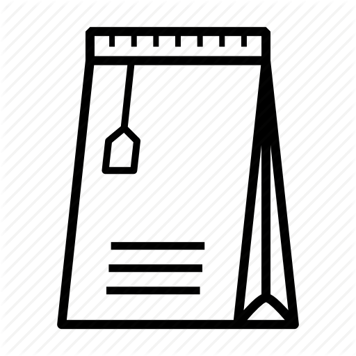 Coffee, Pack, Packaging, Paper, Pouch, Tea Icon