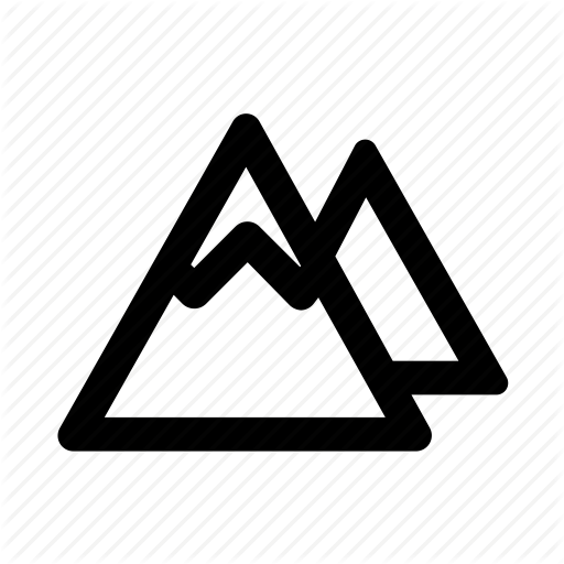 Hill, Mountain, Peak, Pile, Snow Icon