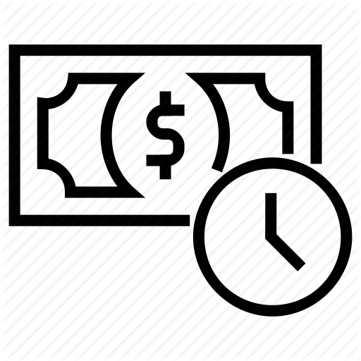 Cash, Clock, Money, Pending, Transfer, Wait, Waiting Icon