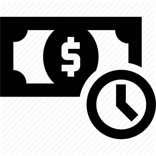 Cash, Clock, Money, Pending, Transfer Icon