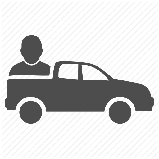 Car, Delivery, Pickup, Taxi, Transport, Travel, Truck Icon