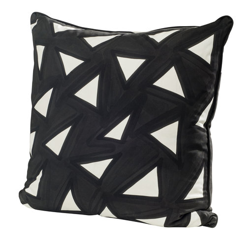 Geo Black And White Pillow