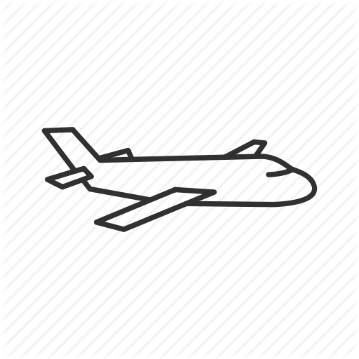 Airplane, Fly, Plane, Shipping Icon