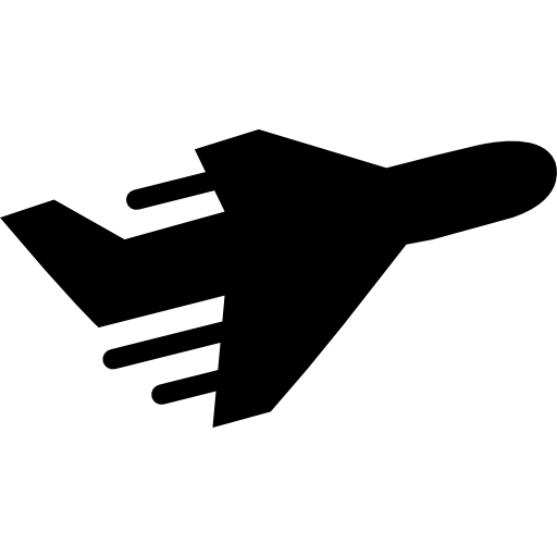 Delivery Plane Silhouette Travelling