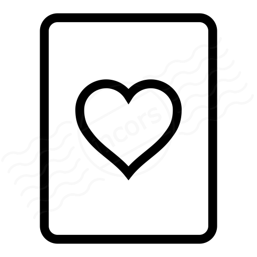 Iconexperience I Collection Playing Card Hearts Icon