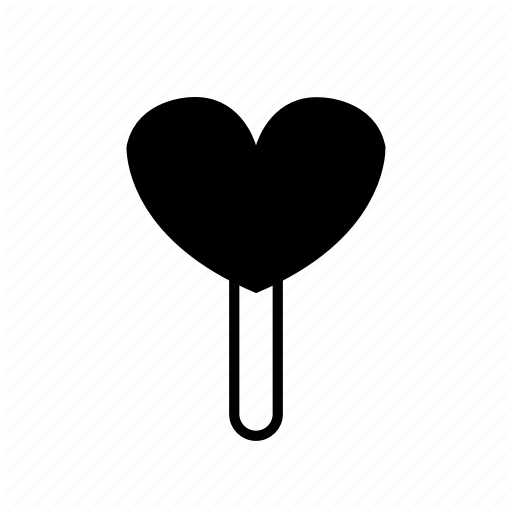 Heart, Ice Cream, Ice Pop, Valentines Icon