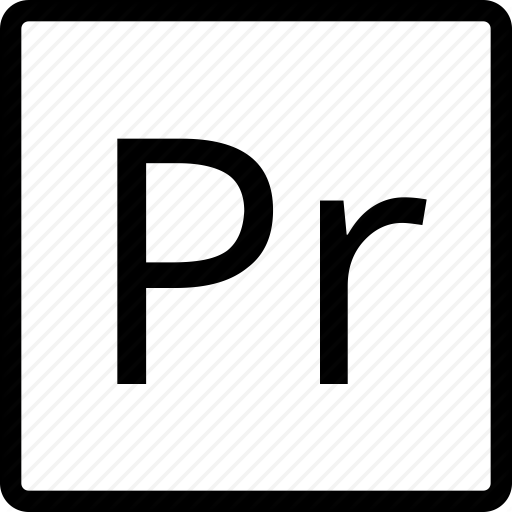 , Pr, Square, Type Icon