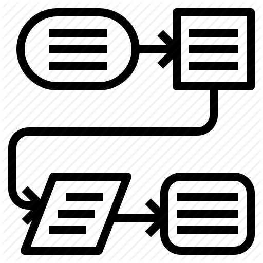 Chart, Flow, Plan, Process Icon