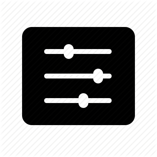 Options, Preferences, Properties, Settings, Tuning Icon