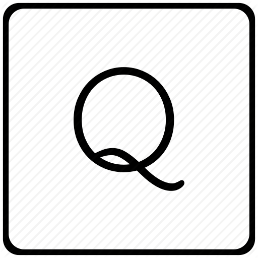 Key, Keyboard, Letter, Q Icon