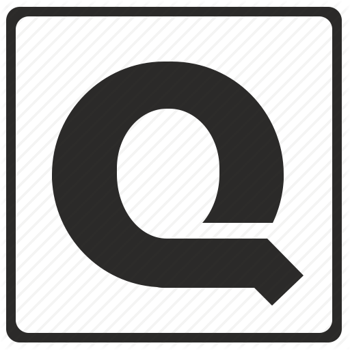 Alphabet, Latin, Letter, Modern, Q Icon