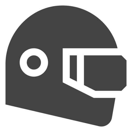 Racing Helmet Flat Icon