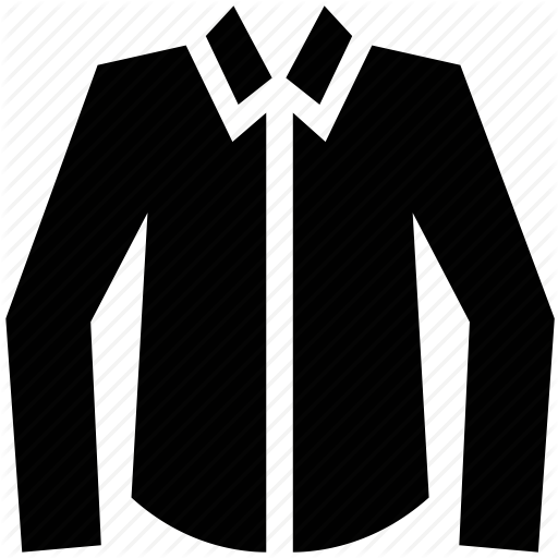 Casual, Formal, Shirt, Wing Collar Icon