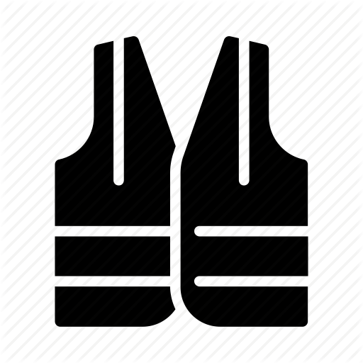 Reflective, Safety, Vest, Waistcoat, Work Icon