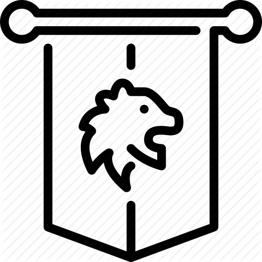 Amblem, Banner, Flag, Kingdom, Lion, Medieval, Royalty Icon