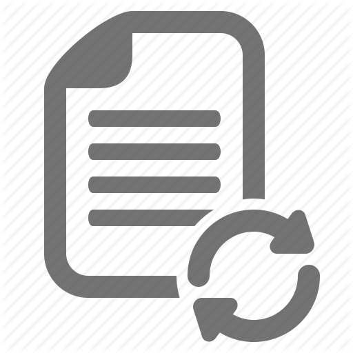 Arrow, Data, Document, File, Replace, Switch, Sync Icon