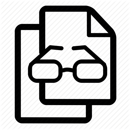 Analysis, Analytics, Documents, Glasses, Research Icon