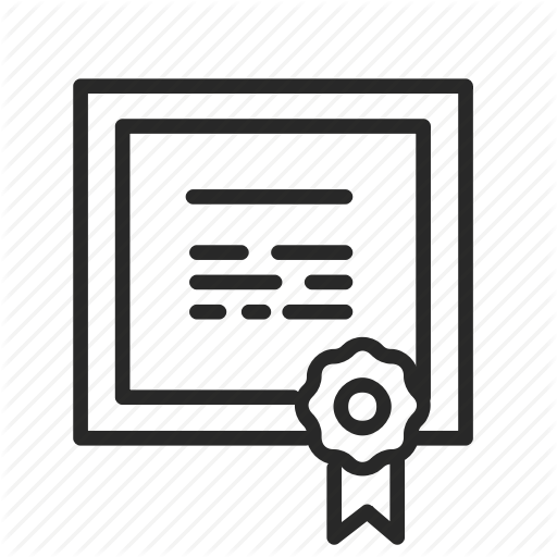 Certificate, Diploma, Laboratory, Patent, Research, Science Icon