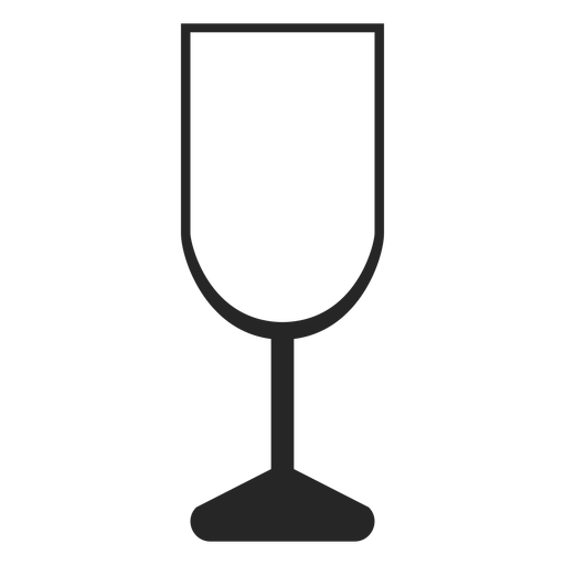 Champagne Glass Flat Icon Restaurant Icons