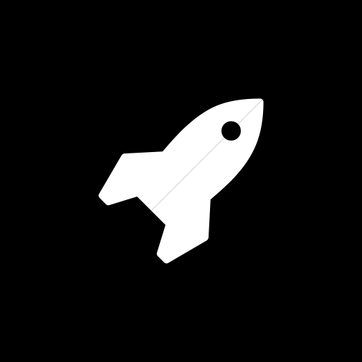 Flat Square White On Black Bootstrap Font Awesome