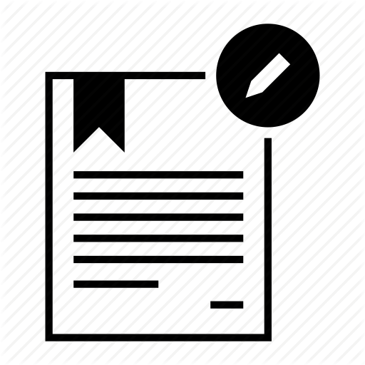 Booklet, Certificate, Change, Details, Edit, Modify, Rules Icon