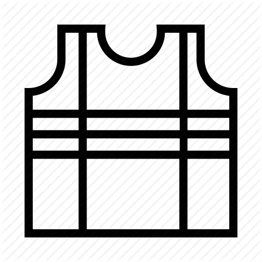 Jacket, Safety, Vest Icon