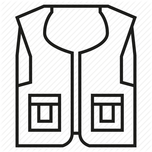 Clothing, Jacket, Safety Vest Icon