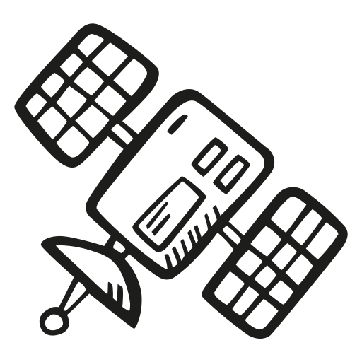 Satellite Icon Free Of Space