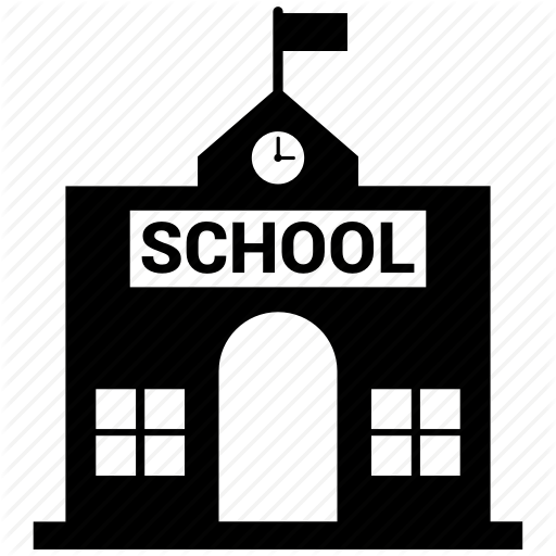 Building, Education Building, School, School Buil Icon