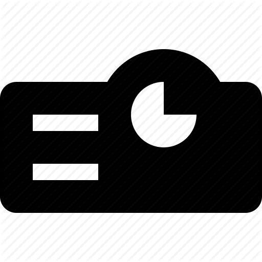 Presentation, Projection, Projector, Screening Icon