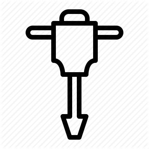 Builder, Construction, Destroy, Drill, Tool Icon